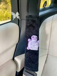 Cute Turtle Car Seat Belt Covers, Soft Anti-Chafe Shoulder Protector - Turtle Shoulders - View 20