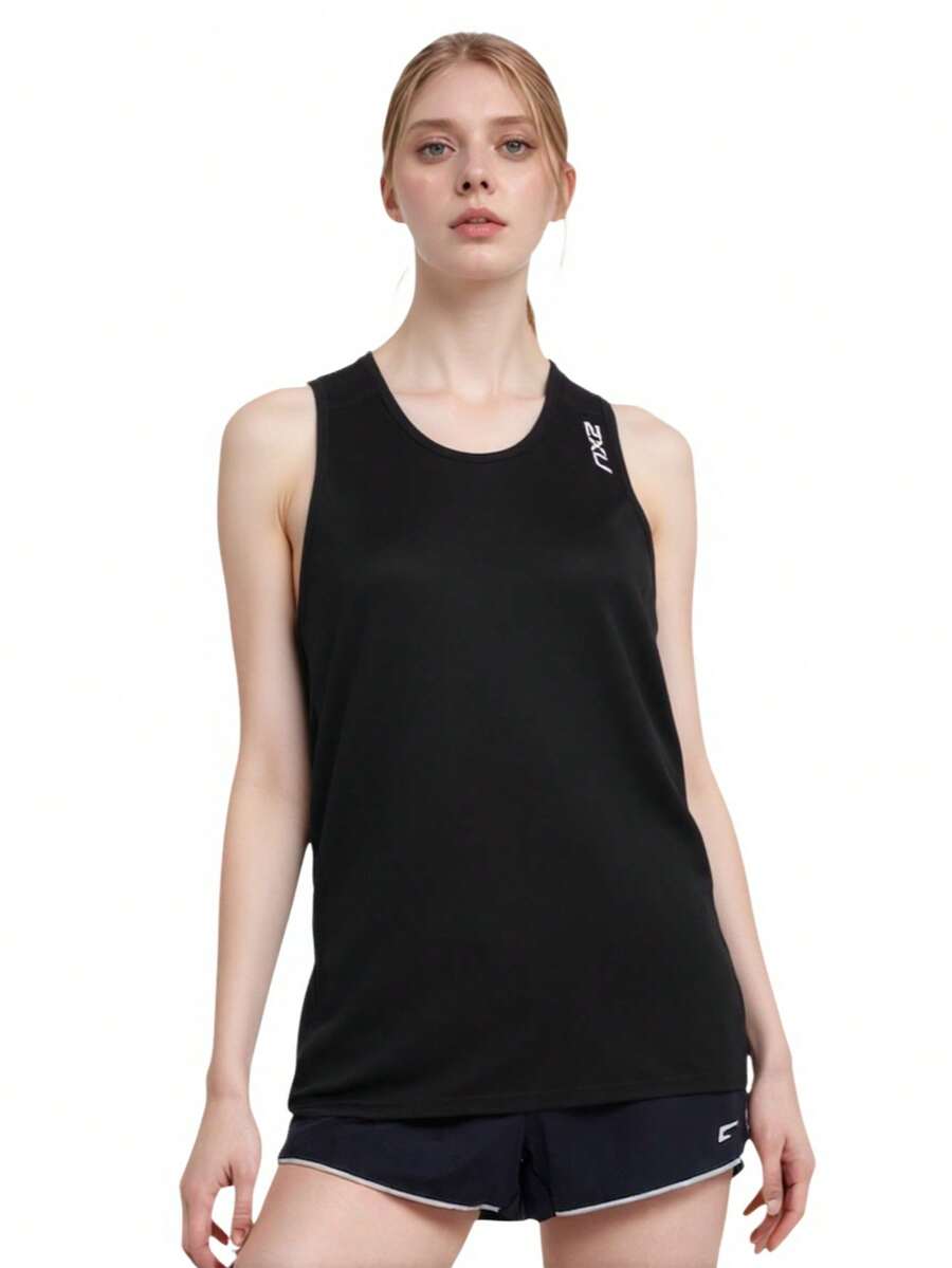 2XU BSR Active Singlet - Black - View 1