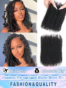 Natural Black Afro Kinky Bulk Human Hair For Dreadlocks Extensions Repair Locs, Twist Braiding Afro Kinky Human Hair For Locs 1 Pack 30 Gram Natural Black Color 12 Inches For Woman Can Be Bleached - Natural Black - View 2