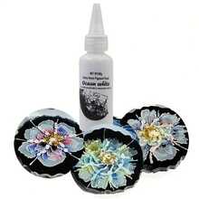 50ml 环氧树脂颜料膏高浓度颜料膏适用于环氧树脂和紫外线树脂，抗紫外线不透明颜料用于制作细胞和花边，3D 花朵树脂杯垫