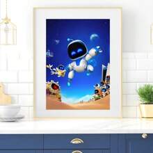 1pc Wall Arts Posters Frameless Modern Game Astro Bot Poster Home Room Decor Livingroom Bedroom Aesthetic Art Wall Painting Stickers