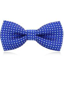 Adjustable Polka Dot Children Bow Tie, Boys Girls Flower Girl/Boy Wedding Party Accessories, British Style Infant Bowtie For 3-16 Years Old Kid Costume, Birthday Formal Wear