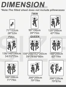 1pc Water Resistant Bed Sheets, Bedding, Fitted Sheet, Mattress Cover, Soft And Comfortable Bedding For Bedroom, Solid Color Waterproof Bed Cover, Rhombus Pattern Embossed Mattress Protector, Deep Pocket, For Single/Twin/Full Bed Sizes, For Bedroom, Guest Room, Hotel, Dustproof Bedspread, Dustproof Non-Slip, Pillow And Pillowcase Not Included, Cozy Home Textile, Perfect Holiday Gift, Black