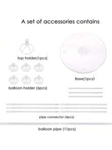 3/5/8/10pcs Balloon Table Floating, Balloon Stand, Balloon Floor Floating, Balloon Tree For Party Decoration