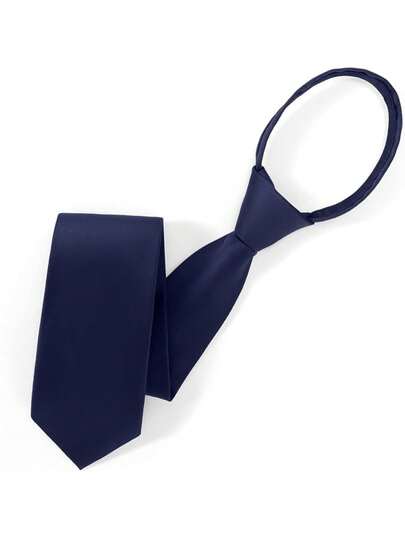 1pc Men's Necktie, Business Tie, Solid Color Formal Necktie Men Necktie
