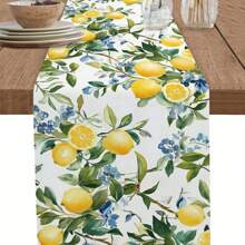 Italian Lemon Summer Table Runners - Party Holiday Kitchen Vanity Decor - Housewarming Gift For Women & Couples