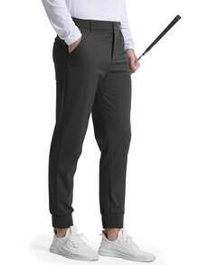 hoteel Men's Golf Joggers Pants Lightweight Stretchy Slim Fit Pants Casual Wear With Pockets For Golf Running Work Travel - màu đen - Xem 5