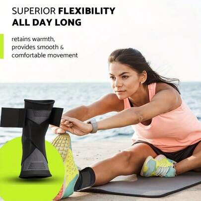 1/2pcs Ankle Brace, Adjustable Compression, High Elastic, Pull On Closure, Hand Wash Only, For Men & Women, Fitness, Weightlifting, Sports, Hiking