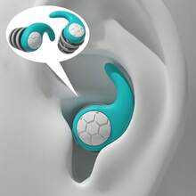 隔音降噪耳塞，硅胶防水游泳宿舍噪音过滤耳塞 - 均碼 - 查看 5