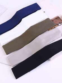 1/5 Stücke Herren Sport Stirnband (5 Stücke), feuchtigkeitsableitendes Stirnband, für Laufen, Radfahren, Fußball, Yoga, Stirnbänder, Herren Accessoires, Accessoires für Männer, Kopfaccessoires für Männer