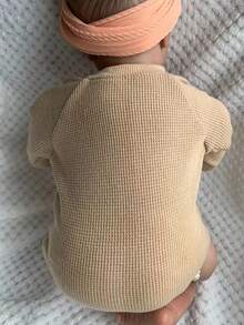 Realistic 48cm 19inch Soft Vinyl Reborn Baby Sleeping Doll With 3D-Painting Skin And Visible Veins Cute Dress Up Cloth Body Toy Birthday Gift For 3+ Girl (Some Parts Random) - Brown - View 6