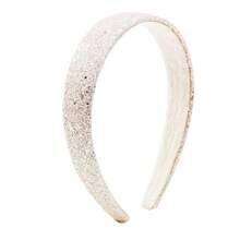 1/10pcs New Glitter Wide-Banded Headband, Colorful Gradient Top Knot Headband, Sweet Headpiece Suitable For Daily Commute, Work, School