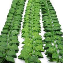 6 Meters Artificial Ivy String Foliage Climbing Plant Vertical Garden - màu xanh lá - Xem 1