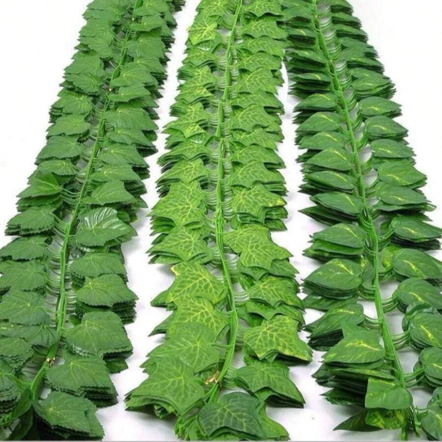 6 Meters Artificial Ivy String Foliage Climbing Plant Vertical Garden - màu xanh lá - Xem 1