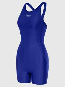 Speed mate Summer Outfits For Women,Swim Basics Summer Beach Crossed Back One Piece Swimsuit - Royal Blue - View 5