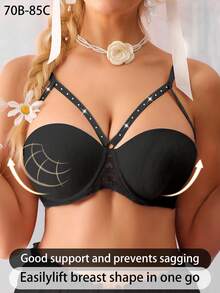 女士时尚蕾丝舒适钢圈内衣文胸