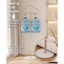 Semjar Gold Coat Rack StandHeavy Duty Gold Free Standing Coat Stand For Small Space Corner Metal Gold Clothing Rack Coat Tree Clothes Rack For Bedroom Boutique Entryway - Gold1 - View 8