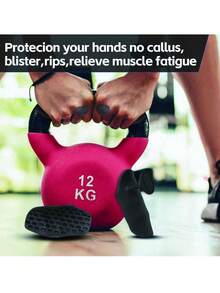 4/2pcs Pair Weight Lifting Gloves For Men & Women: Gummi Fitness Gym Grips With Non-Slip Coating, Suitable For Fitness Training, Weightlifting, Dumbbell Bench Press, Pushups Grip - Multicolor - View 4