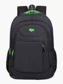 Men's Multi Layer Design Backpack For Business Travel, Large Capacity New Year's Edition, Casual Fashion, Computer Bag, Unisex Holiday Essentials Men Essentials - Multicolor - View 3