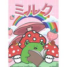 1 件墙面艺术海报无框流行钻石艺术画 5D DIY 马赛克动物卡通可爱婴儿青蛙镶嵌十字绣刺绣饰品套件卧室装饰