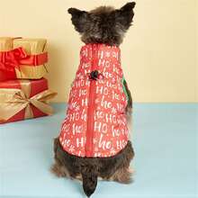 Dogs' Exclusive Red Sweater, Christmas Pets' Fashionable New Outfit - Red - View 4