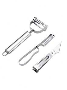 1pc/3pcs Multi-Function Peeler, Vegetable & Fruit Shredder, Potato Peeler, Home Chopper - Multicolor - View 4