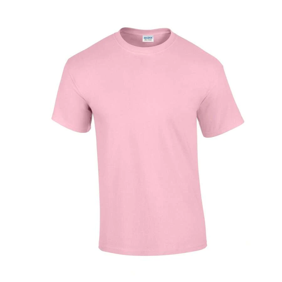 Gildan Unisex Adult Ultra Cotton TShirt (Light Pink) - 粉色 - 查看 1
