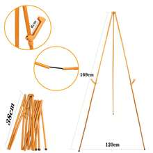 1pc High-Quality Metal Tripod Display Stand, Foldable, Height Adjustable, Non-Slip, Suitable For Wedding Party Decor, Telescopic Metal Easel Tripod, Foldable, Applicable For Signs, Wedding Photos, Home Posters, Etc. - Multicolor - View 13