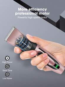 HIENA 无绳理发器，男女通用，带指示灯，型号 Hi-800，两种颜色可选，适合家用理发