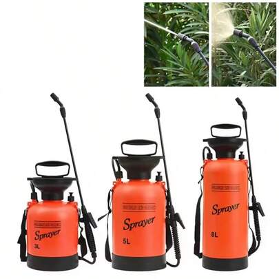 3L/5L/8L Hand Pressure Sprayer Home Garden Lawn Disinfection Cleaning Watering Can Gardening Irrigation Bottle Tools