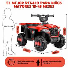 HOMECHI Kids ATVs - Red - View 9