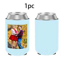 Customizable Beer Sleeves, Personalized With Logo, Name, Photo, Font, Ideal For Parties, Gatherings, Home, Travel, Custom Beverage Bottle Coolers With Initial Text Letter Combination Design, Fun Birthday, Wedding, Party Gifts (Non-Food Contact)