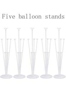 3/5/8/10pcs Balloon Table Floating, Balloon Stand, Balloon Floor Floating, Balloon Tree For Party Decoration