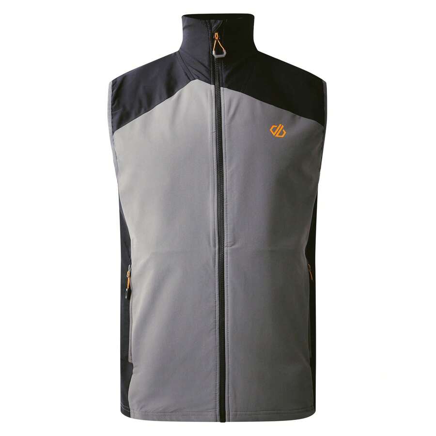 Mens Latitudinal III Gilet (Black/Granite Grey) - Coffee Brown - View 1