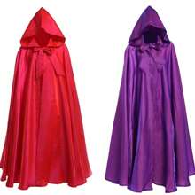 Medieval Cloak; Wizard Robe; Death Role-Play Performance Costume. Halloween Black Cape