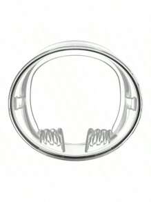 1 Pc High-End Frameless Design Silicone Strap Tempered Glass Diving Mask, Ellipse Freeview Diving Face Mask