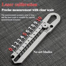 1 件-12 合 1 多功能实用手柄，加厚重型不锈钢，办公切割工具架，艺术刀握柄，防滑手柄，无刀设计 - 经济实惠