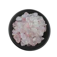 0,10 kg Chips de cristal natural de 7-9 mm, adecuado para regalos festivos, decoración del hogar, manualidades DIY, acuario, maceta y decoración artesanal