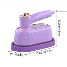 PANCERKA 1 pieza Vaporizador portátil de ropa con potencia de 1000W, vaporizador de ropa de mano con depósito de agua de 100ml, diseño plegable, vapor de alta presión, vaporizador de tela que se puede planchar en húmedo o seco, con apagado por sobrecalentamiento para una rápida eliminación de arrugas
