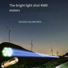 NetHong 2x Rechargeable Most Powerful Led Flashlight Zoom Light Camping Lamp Mini Torch - Black - View 10