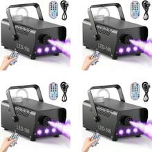 SEBRUANC 500W Fog Machine Christmas Fog Machine 3PCS Three-In-One High Power Lamp Beads Stage Lighting Effect Wireless Remote Control Suitable For Wedding DJ Performance Concert Bar Party - UK Plug(220-240V) - View 13
