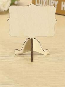 1 Stück Mini-Kreidetafel, Kreidetafel mit Ständer, Nachrichtentafel, kleine Holz-Kreidetafel, geeignet für Hochzeiten, Geburtstagsfeiern, Tischnummern, Essens-Schilder und Dekorationen für besondere Anlässe, Käsekuchen-Etiketten und Dekorationen zum Valentinstag, Valentinstag