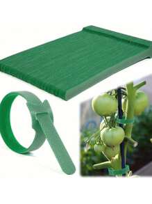 100 pezzi di fascette per piante regolabili antiscivolo, fascette per cavi, chiusure a strappo, legacci per corone natalizie, cinture a chiusura a strappo, adatte per piante rampicanti, supporto e applicazioni di giardinaggio, strumenti per la manutenzione del giardino