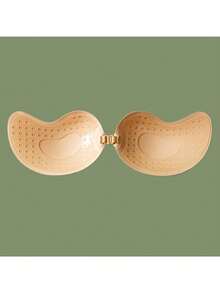 حمالة صدر لاصقة خفيفة جدًا وغير مرئية، رفع الصدر من الخلف، قابلة لإعادة الاستخدام - لون مشمشي - مشاهدة 4