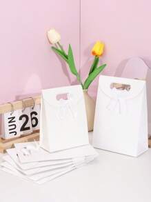 20pcs Customized Paper Bags, Personalized Packaging Bags, Handle Bags With Flip Cover & Closure, Bowknot Gift Packaging Bags, Gift Wrap Pouches,Multi-Functional,Durable,Ornamental,Reusable,Exquisite,Stylish,High-Quality,Colorful,Modern,Custom,Personalized,Unique,Ideal Gifts For Him,Ideal Gifts For Her,Boyfriend,Dad,Girlfriend,Mom,Family,Friends,Tea Room,Home,Garden,Office,For Anniversaries,For Valentine's Day,For Mother's Day,For Birthdays,For Father's Day,For Graduation,For Weddings,For Housewarming