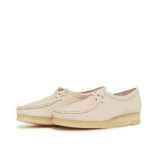 Clarks Wallabee. Beige Leather - Màu be - Xem 6