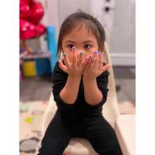 Piggy Paint  Nail Polish Set For Kids' - Stay Positive Rainbow - 0.48 Fl Oz/4ct