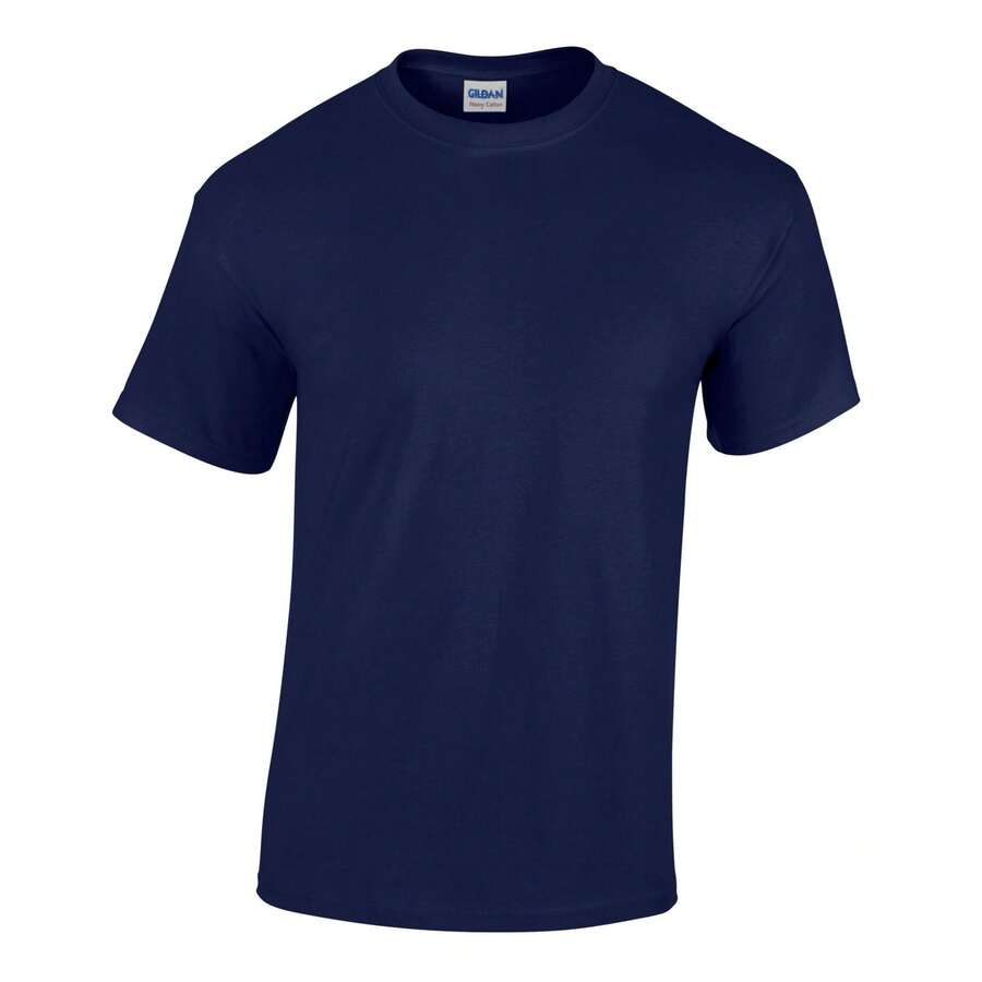 Gildan Unisex Adult Heavy Cotton TShirt (Cobalt) - Coffee Brown - View 1