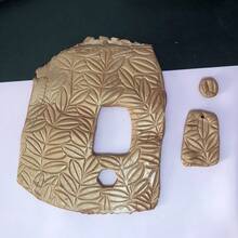 不粘可重复使用柔性粘土纹理垫适用于陶器陶瓷聚合物粘土工具压印浮雕印章草叶花朵图案