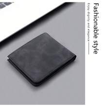 Portafoglio in pelle vintage opaco, portafoglio corto in pelle, portafoglio di alta qualità per donna, portafoglio porta monete, portafoglio da uomo, regalo per uomo, regalo per la festa del papà, piccoli regali, idee regalo